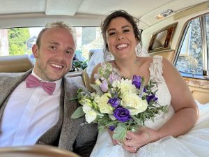Holly and Jake tied the knot at Stone Parish Church