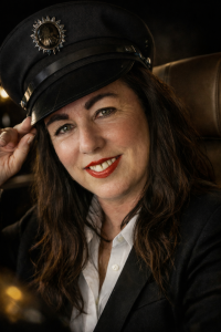 Krissy, founder of Lady R Wedding & Chauffeur Hire, chauffeur portrait